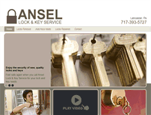 Tablet Screenshot of ansellock.com